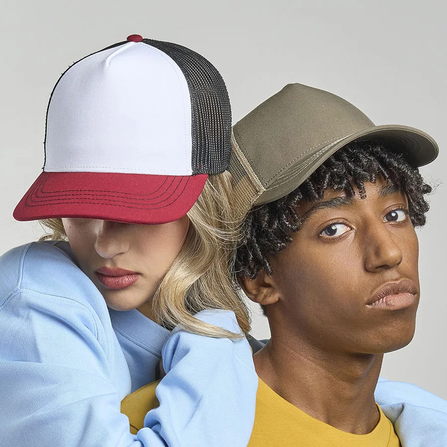 Бейсболка RAPPER CANVAS-S, 5 клиньев, пластиковая застёжка, темно-синий, темно-серый