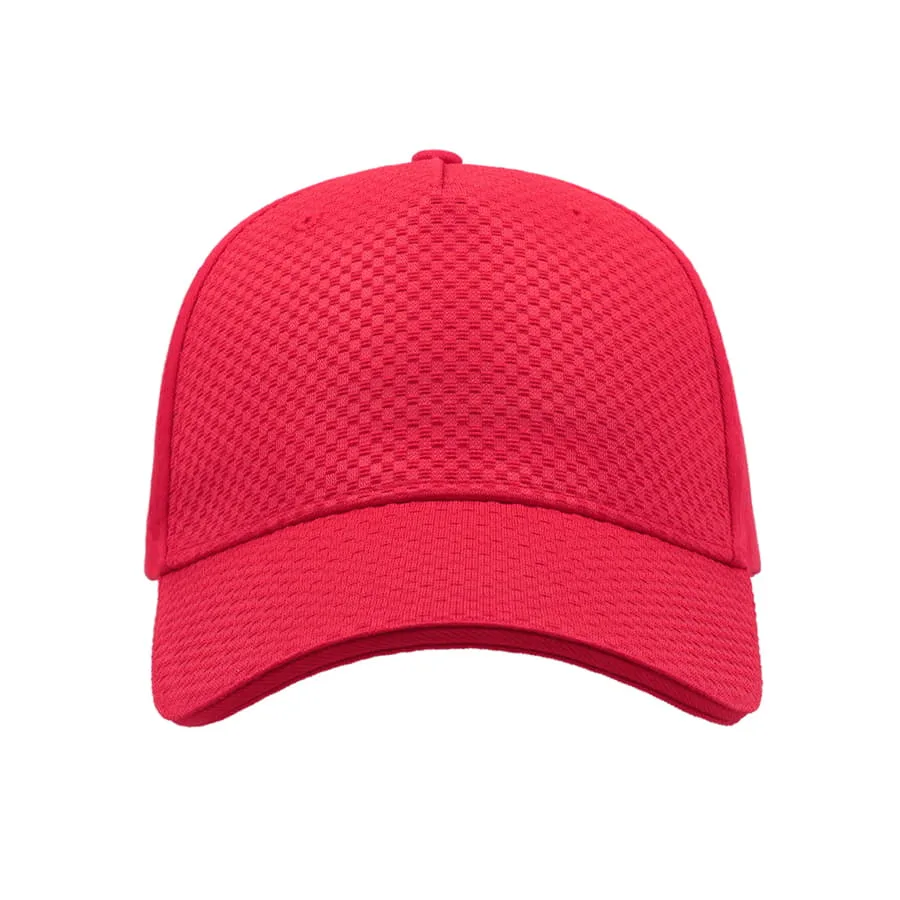 Бейсболка GEAR, 5 клиньев, застежка на липучке, красный