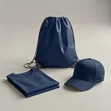 Набор MERCHPACK: футболка L и бейсболка в рюкзаке, темно-синий