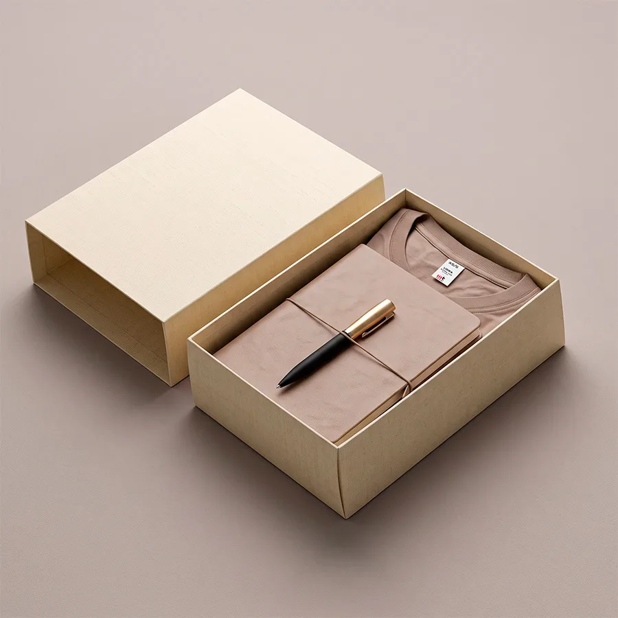Набор подарочный Welcome Box: футболка LIBRA размер M/L, ежедневник, ручка в коробке, зеленый
