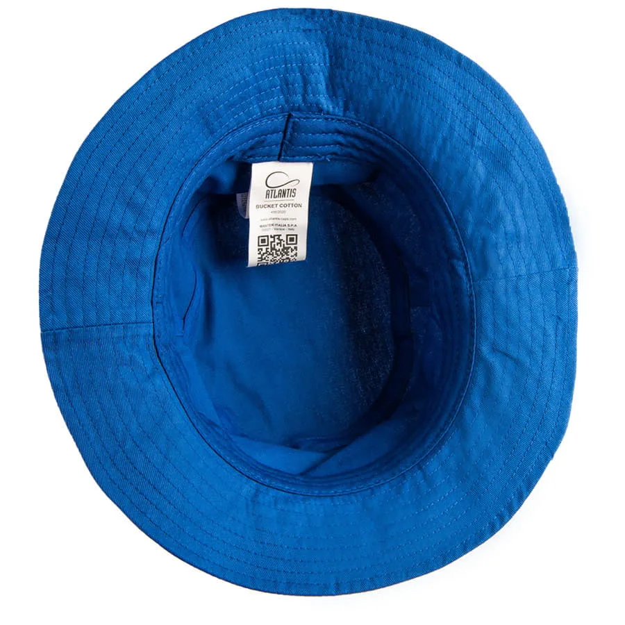 Панама BUCKET COTTON 180, ярко-синий