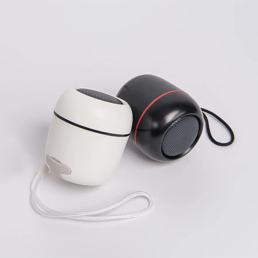 Портативная mini Bluetooth-колонка Sound Burger "Bang" белая, черный