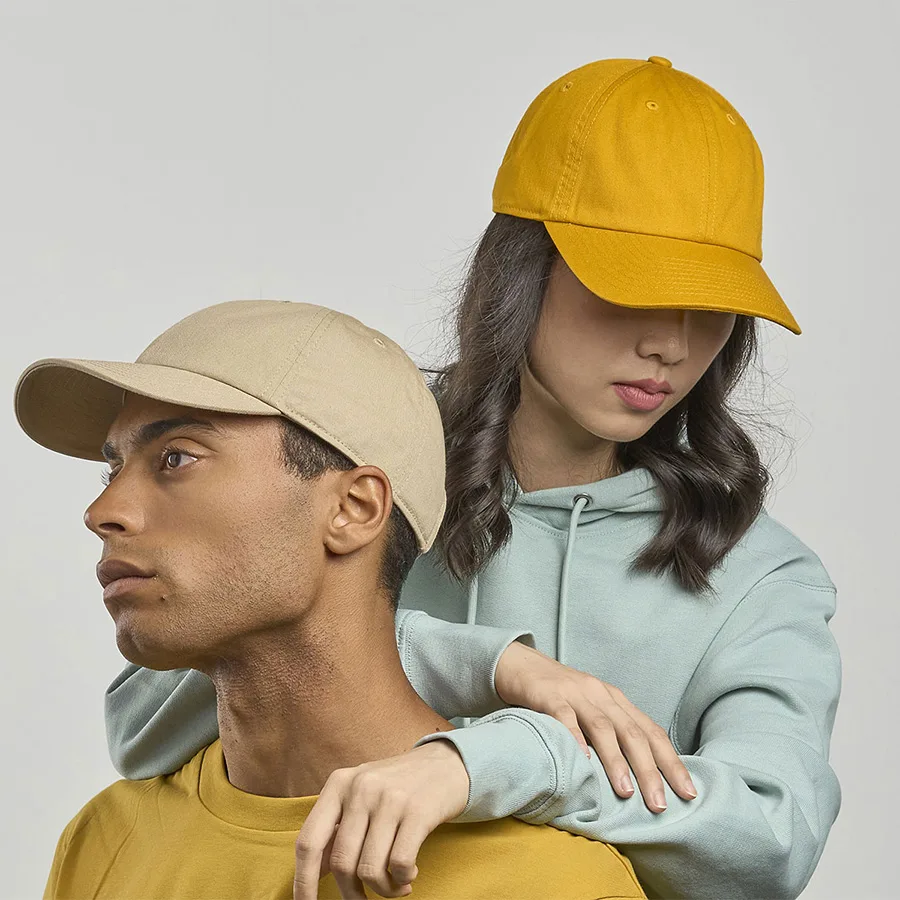 Бейсболка DAD HAT-S, 6 клиньев, металлическая застежка, серый