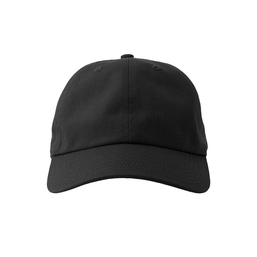 Бейсболка DAD HAT-S, 6 клиньев, металлическая застежка, черный