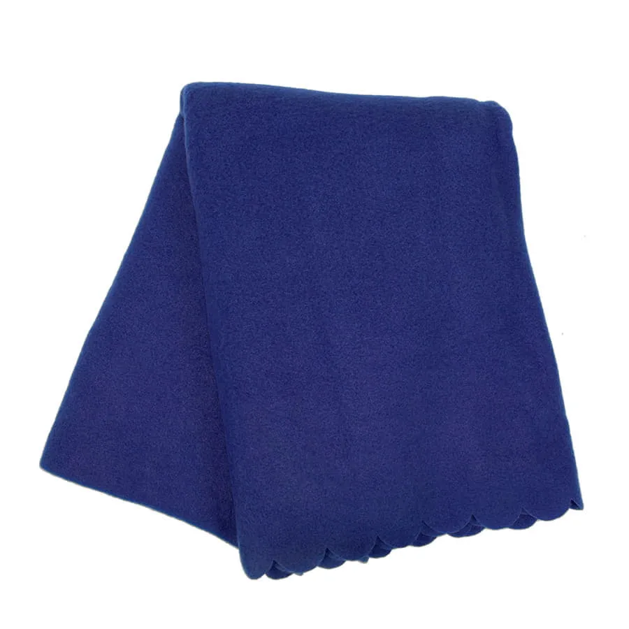 Плед PLAIN, 100х140 см, флис 150 гр/м2; 100% полиэстер, синий