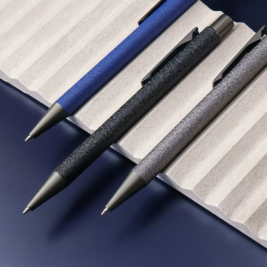 Ручка шариковая FACTOR FOLIO, серый, серебристый