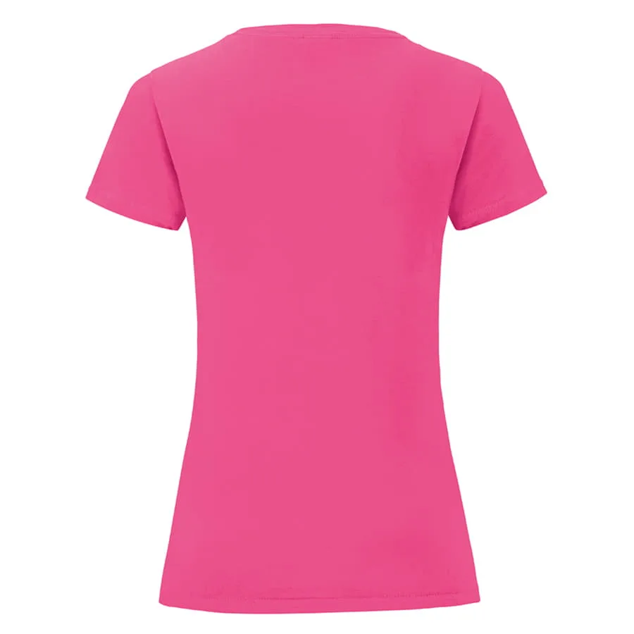 Футболка женская LADIES ICONIC 145, ярко-розовый