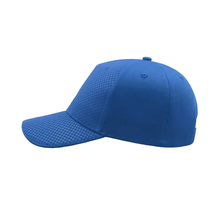 Бейсболка GEAR, 5 клиньев, застежка на липучке, синий