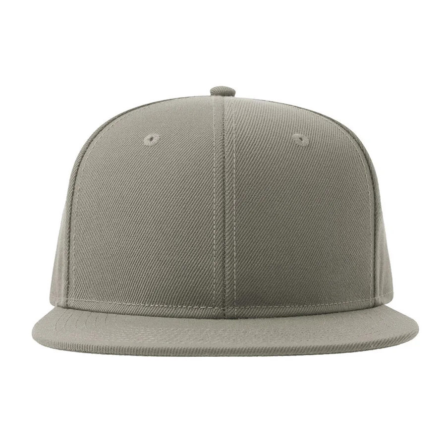 Бейсболка SNAP BACK-S, 6 клиньев, пластиковая застежка, серый