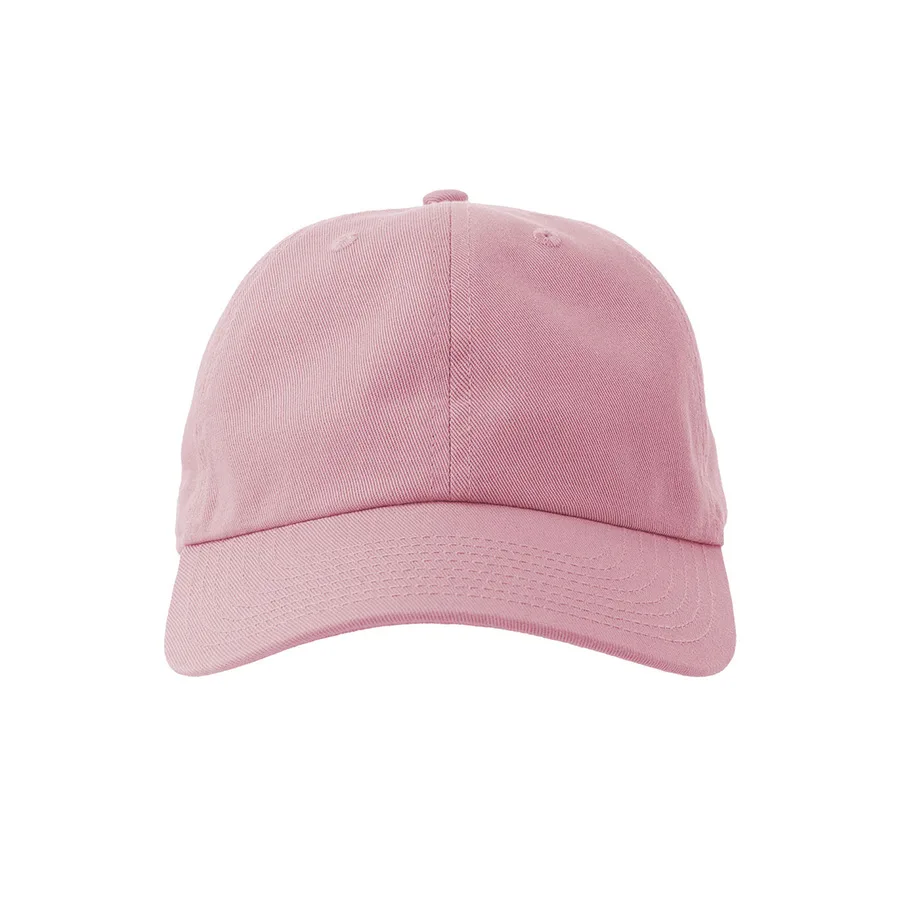 Бейсболка DAD HAT-S, 6 клиньев, металлическая застежка, розовый