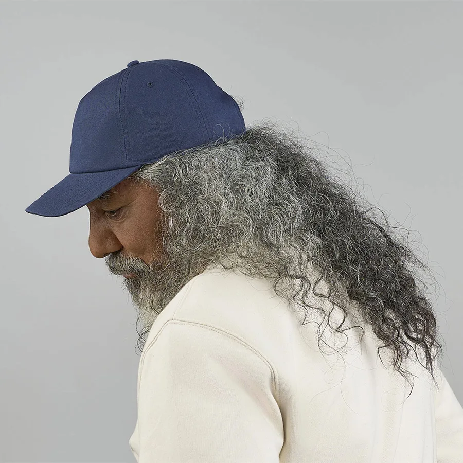 Бейсболка DAD HAT-S, 5 клиньев, металлическая застежка, темно-серый