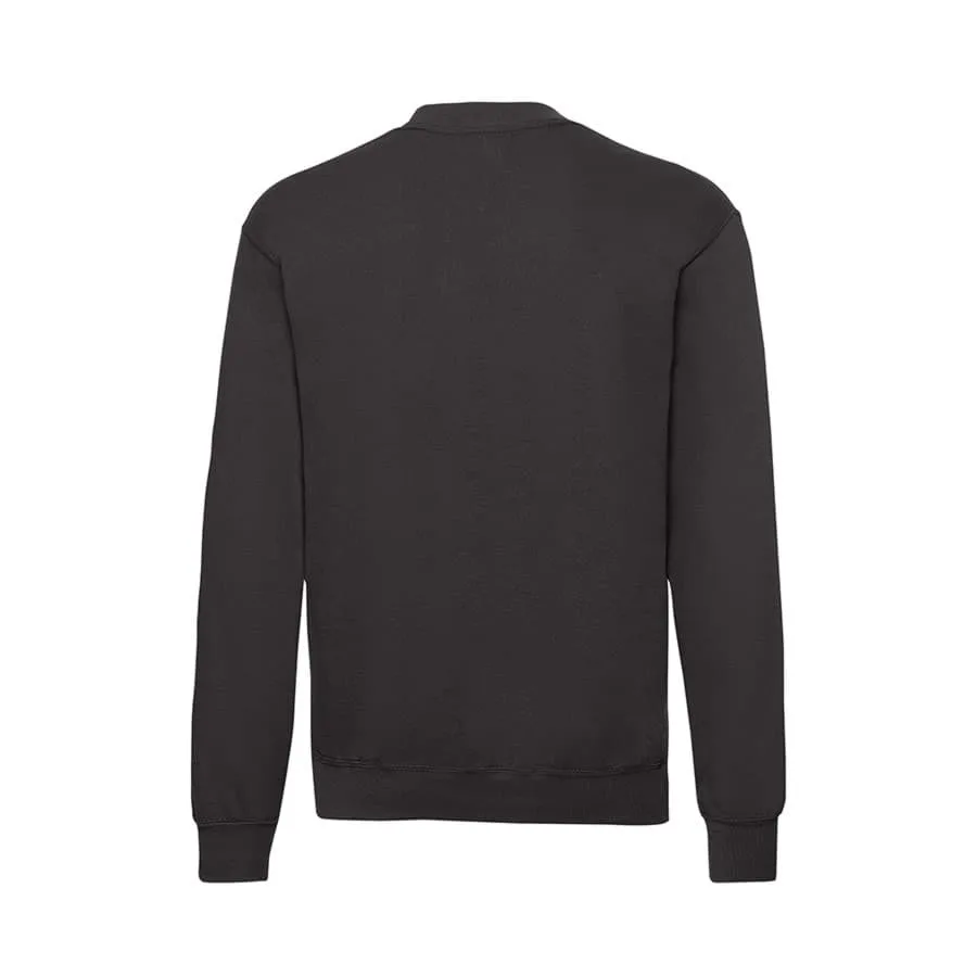 Свитшот с начесом CLASSIC SET-IN SWEAT 260, черный