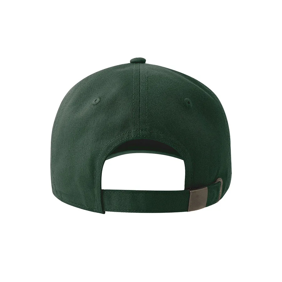 Бейсболка DAD HAT-S, 6 клиньев, металлическая застежка, темно-зелёный