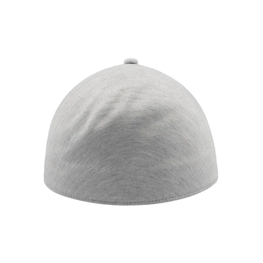 Бейсболка UNI-CAP PIQUET, без панелей и швов, без застежки, серый