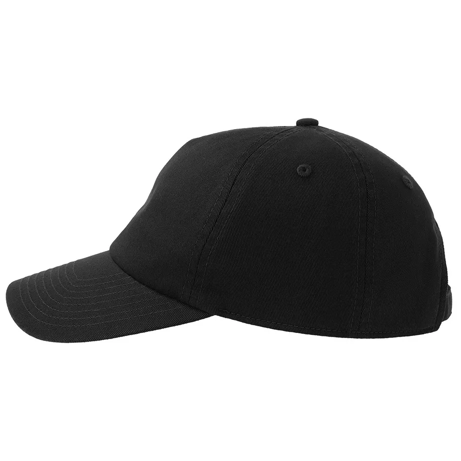 Бейсболка DAD HAT-S, 5 клиньев, металлическая застежка, черный