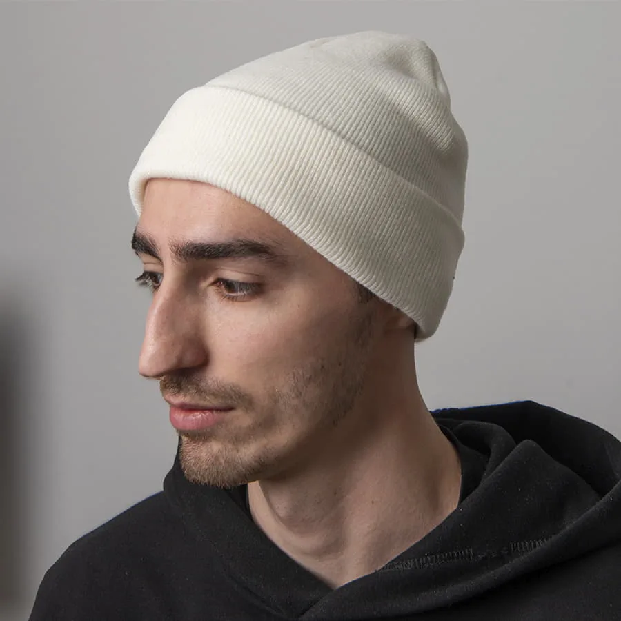 Шапка вязаная двойная ESSENTIAL, белый