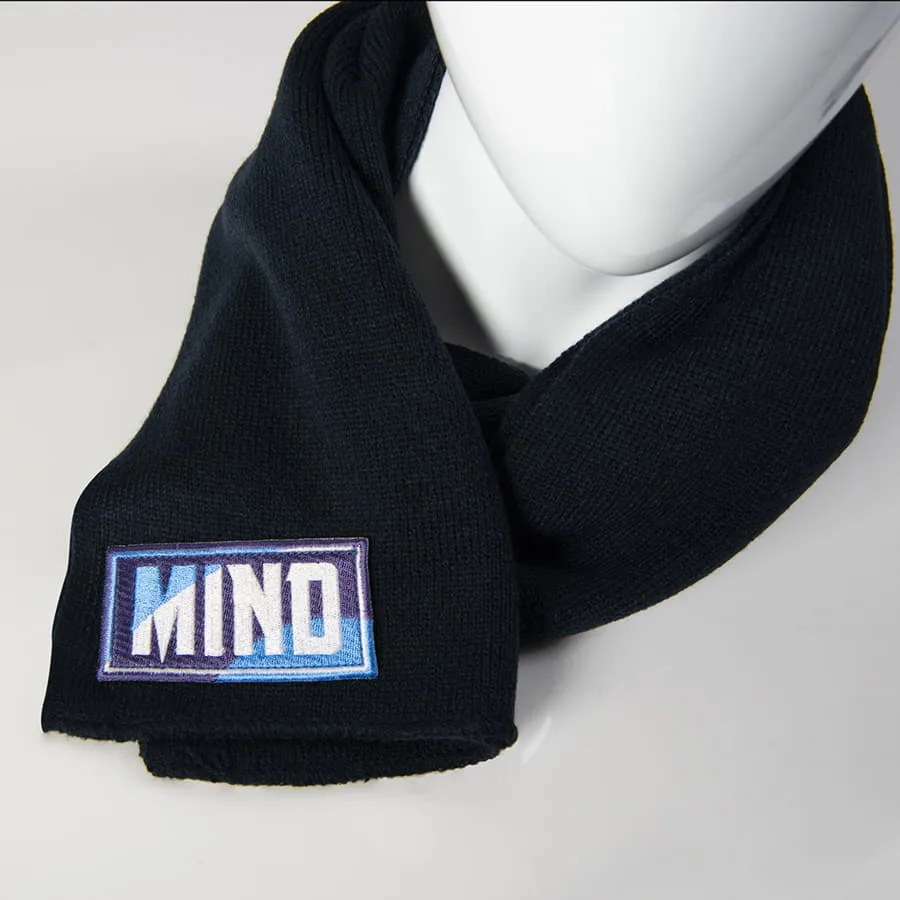 Шарф вязаный  WIND SCARF, черный