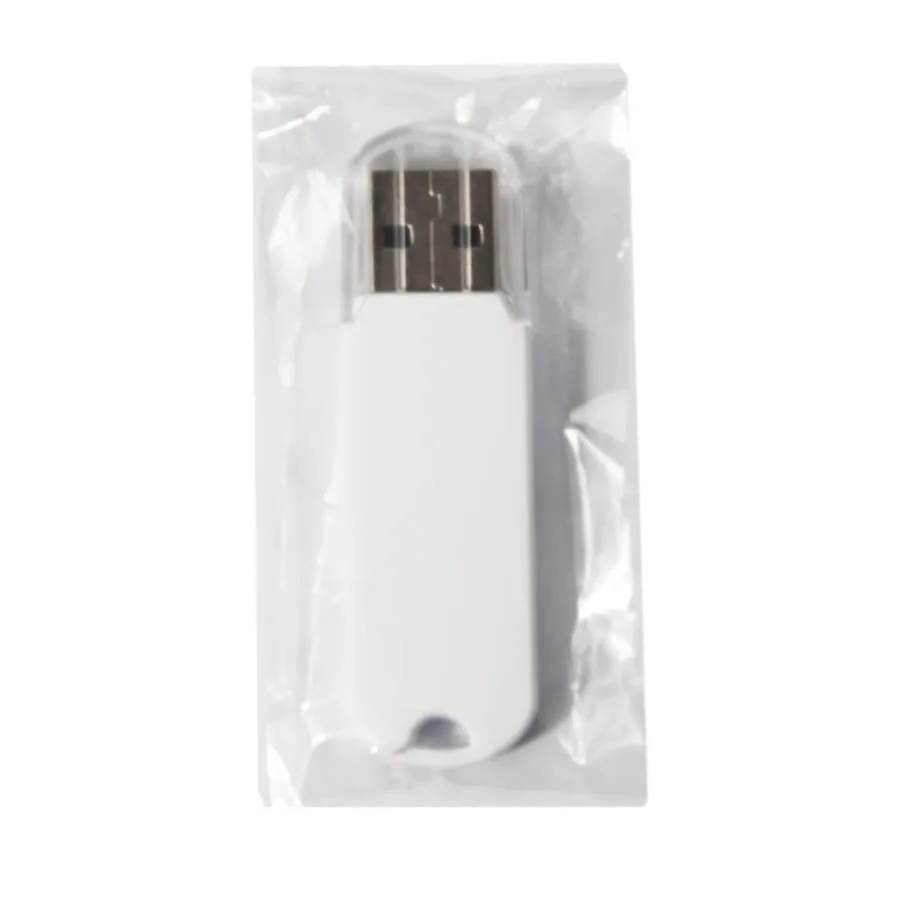 USB flash-карта UNIVERSAL (8Гб), белая, 5,8х1,7х0,6 см, пластик, белый