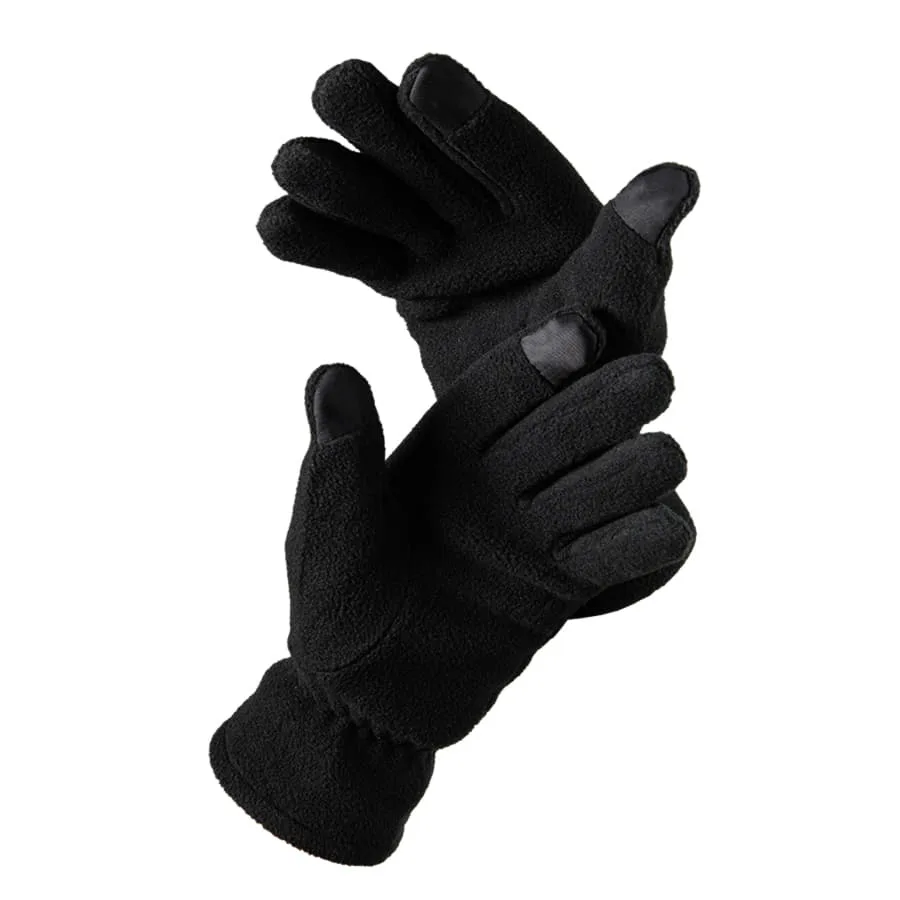 Перчатки флисовые сенсорные TRAIL  L/XL 220, черный