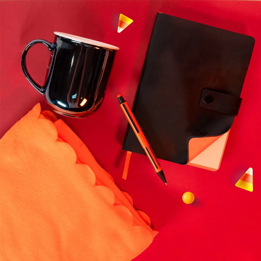 Плед PLAIN, 100х140 см, флис 150 гр/м2; 100% полиэстер, оранжевый