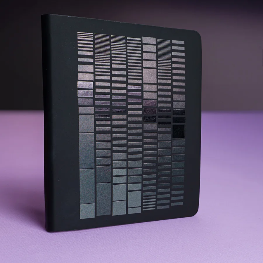 Бизнес-блокнот CUBI, B6+, в линейку, черный