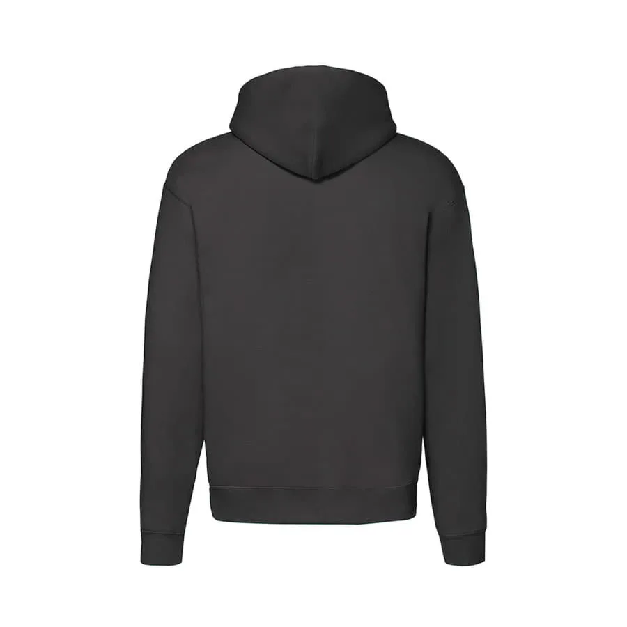Толстовка с начесом PREMIUM HOODED SWEAT JACKET 280, черный