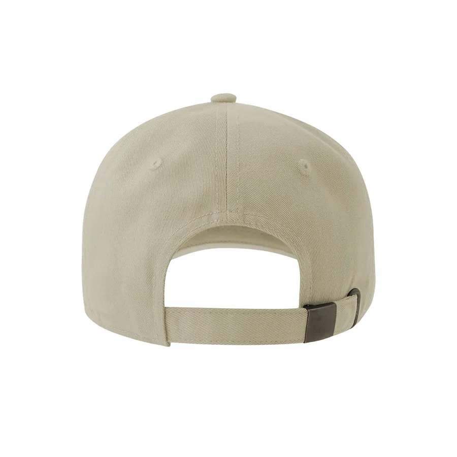 Бейсболка DAD HAT-S, 6 клиньев, металлическая застежка, бежевый