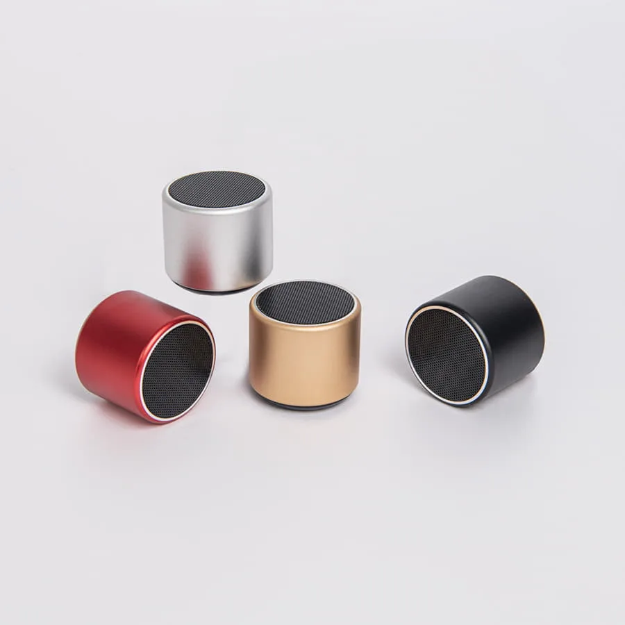 Портативная mini Bluetooth-колонка Sound Burger "Roll" золото, серебристый