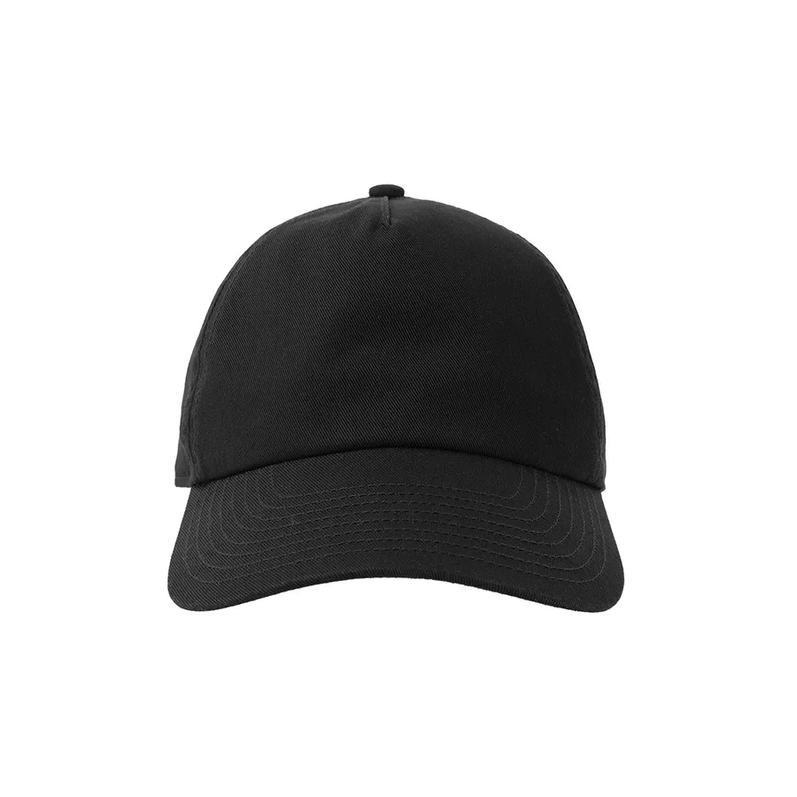 Бейсболка DAD HAT-S, 5 клиньев, металлическая застежка, черный