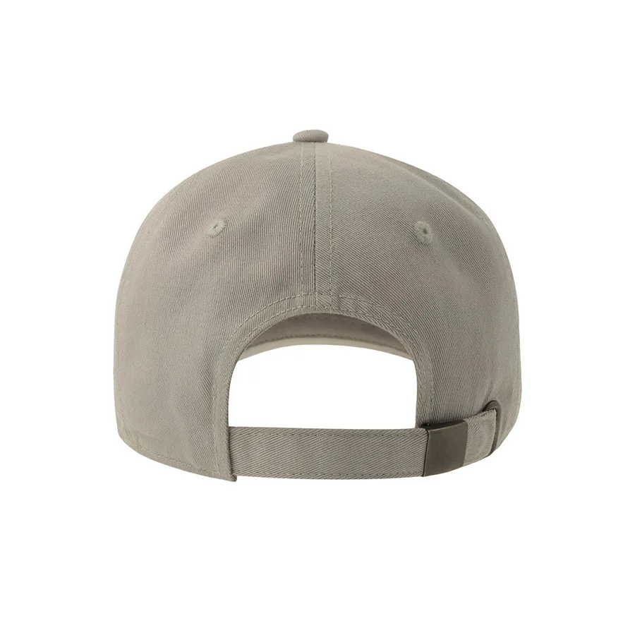 Бейсболка DAD HAT-S, 6 клиньев, металлическая застежка, серый