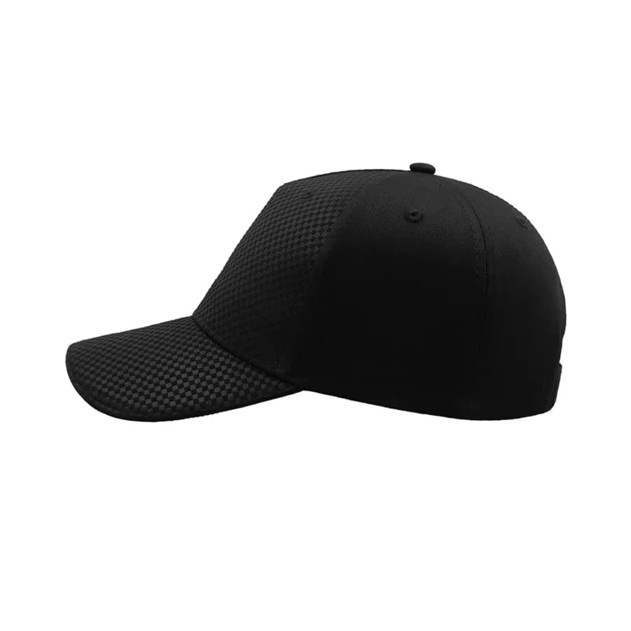 Бейсболка GEAR, 5 клиньев, застежка на липучке, черный