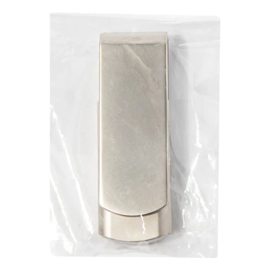 USB flash-карта SWING METAL (16Гб), серебристая, 5,3х1,7х0,9 см, металл, серебристый