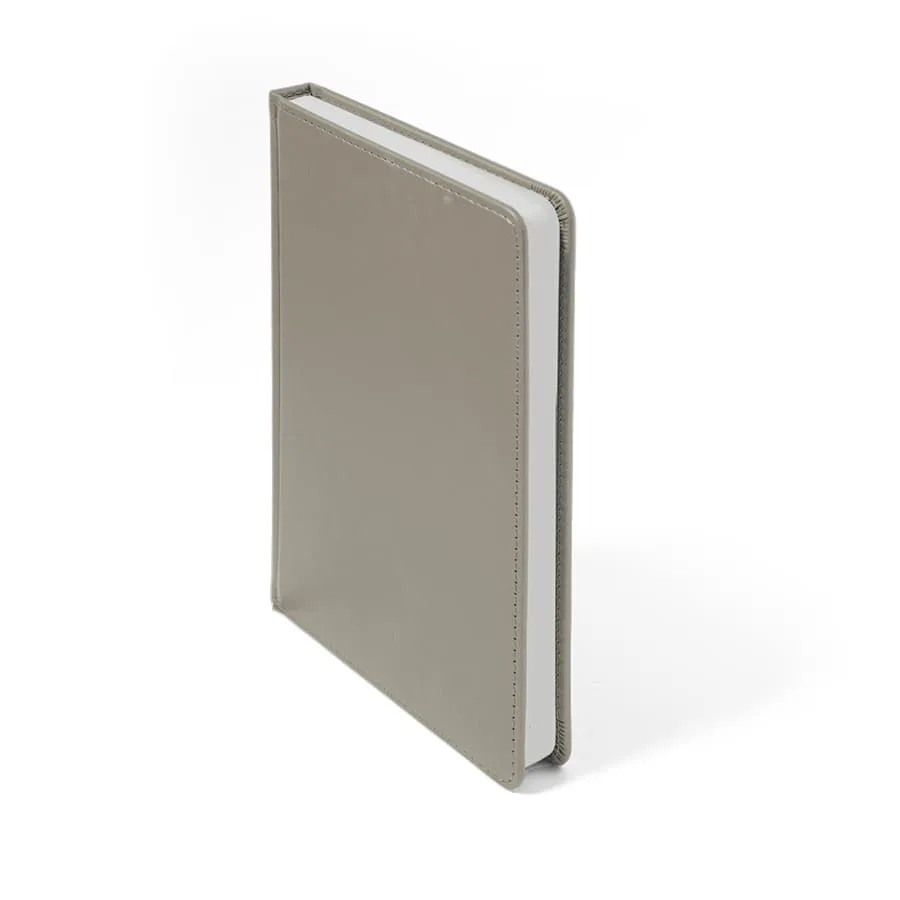 Ежедневник недатированный Campbell, формат А5,  в линейку, светло-серый