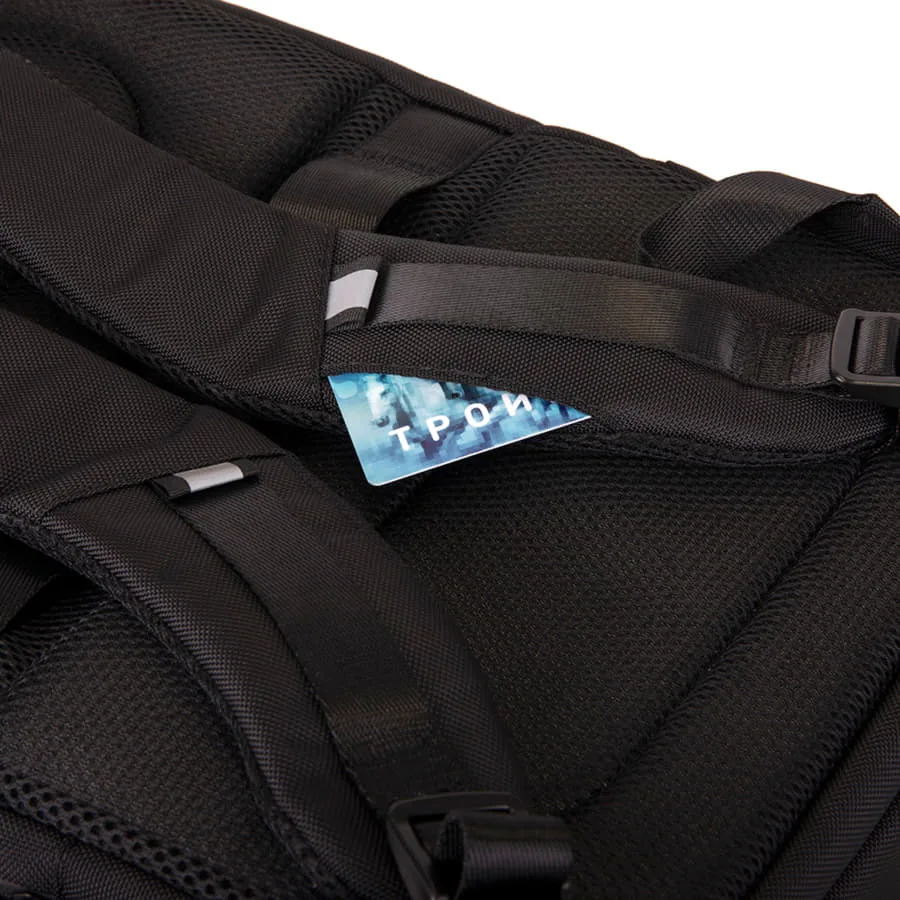 Рюкзак VECTOR c RFID защитой, черный