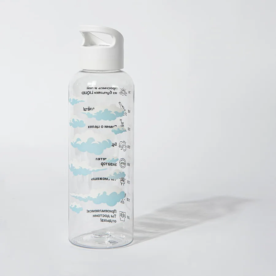 Бутылка для воды LIQUID, 500 мл, красный
