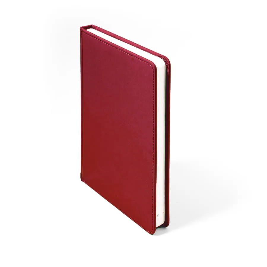 Ежедневник недатированный Campbell, формат А5,  в линейку, бордовый