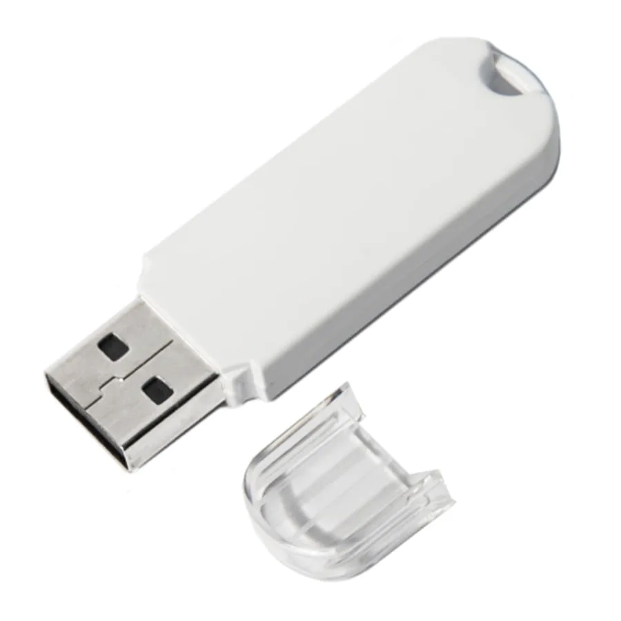 USB flash-карта UNIVERSAL (16Гб), белая, 5,8х1,7х0,6 см, пластик, белый