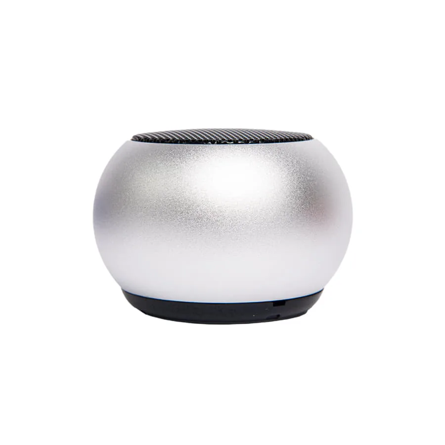 Портативная mini Bluetooth-колонка Sound Burger "Ellipse" серебро, серебристый