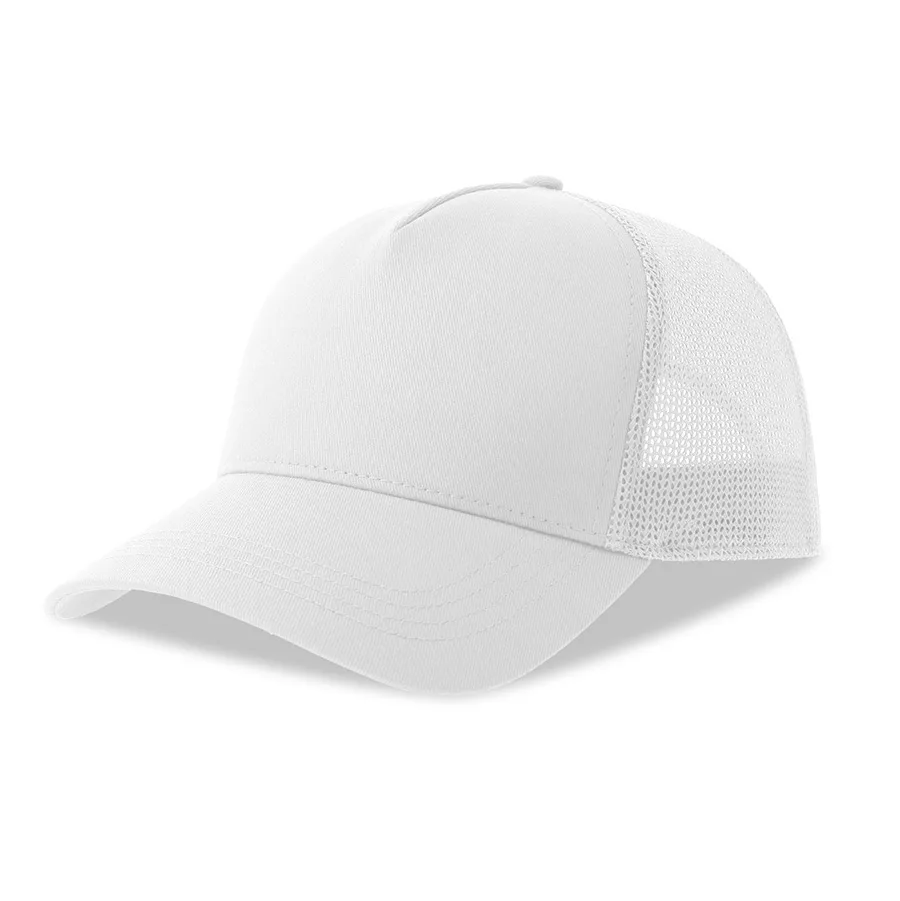 Бейсболка RAPPER COTTON-S, 5 клиньев, пластиковая застёжка, белый, черный