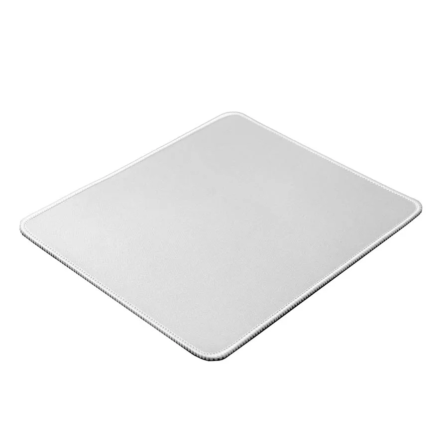 Коврик для мыши GLIDE S, 26*21*0,3см, прошитый край, белый, белый