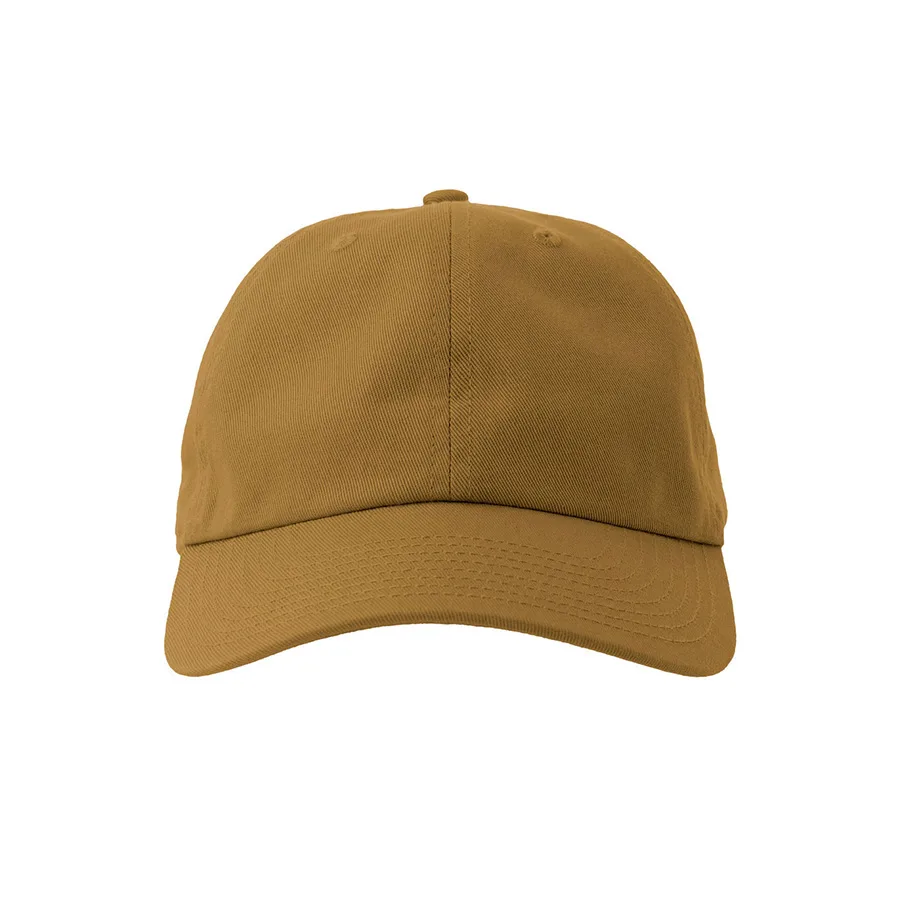 Бейсболка DAD HAT-S, 6 клиньев, металлическая застежка, горчичный