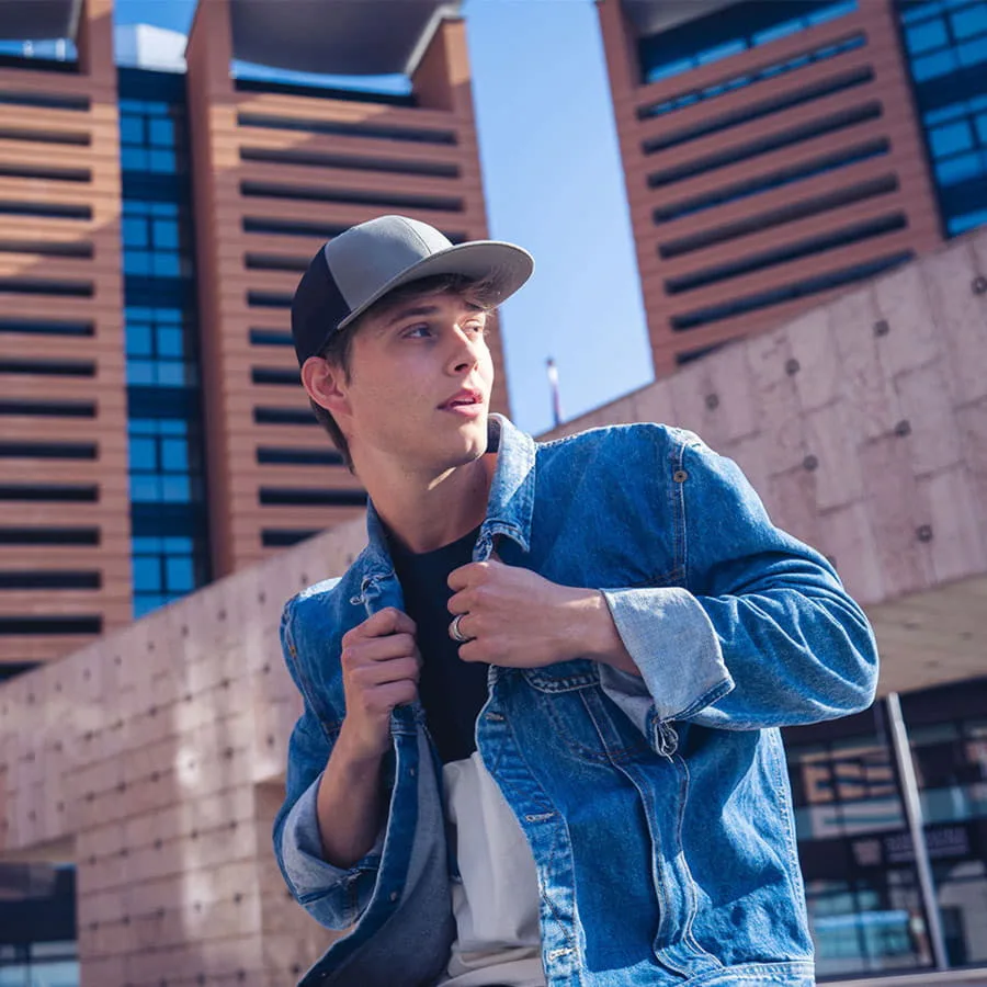 Бейсболка BRYCE, 6 клиньев, пластиковая застежка, переработанный полиэстер, темно-синий
