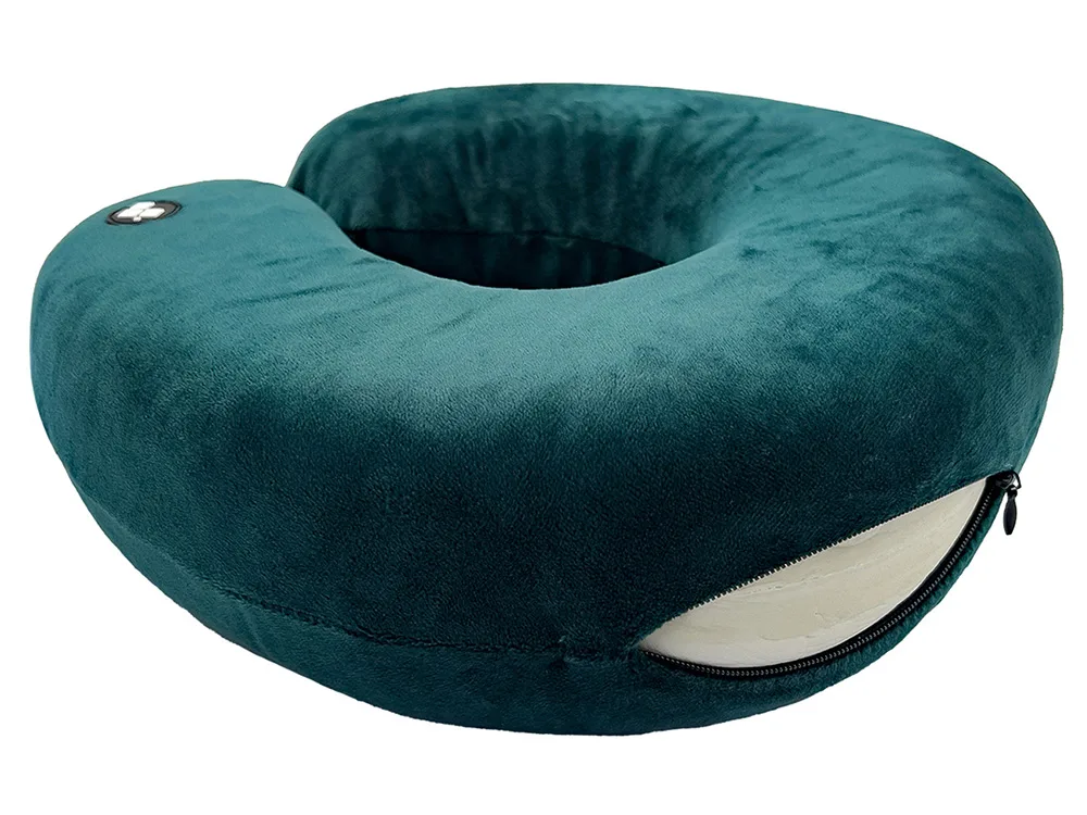 Подушка для путешествий с эффектом памяти Мемо "Drowsy" Emerald