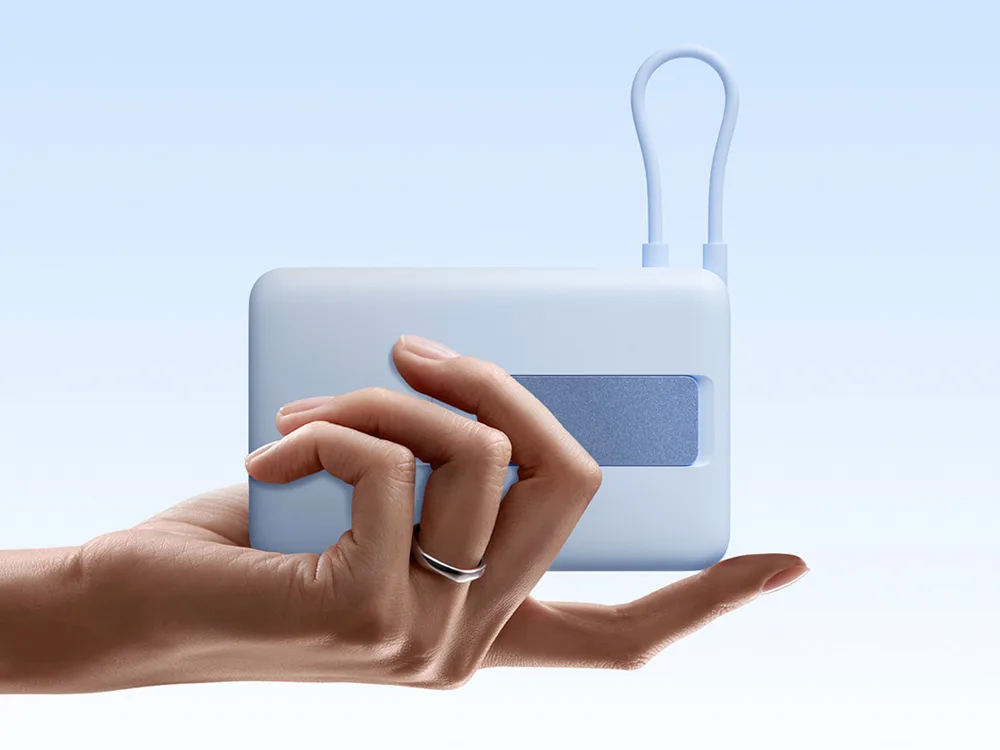 Внешний аккумулятор Xiaomi Magnetic Power Bank 10000 with Built-in Stand Blue