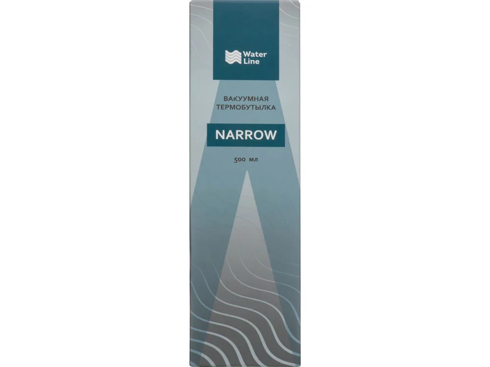 Термобутылка «Narrow» с вакуумной медной изоляцией, 500 мл, серебристый