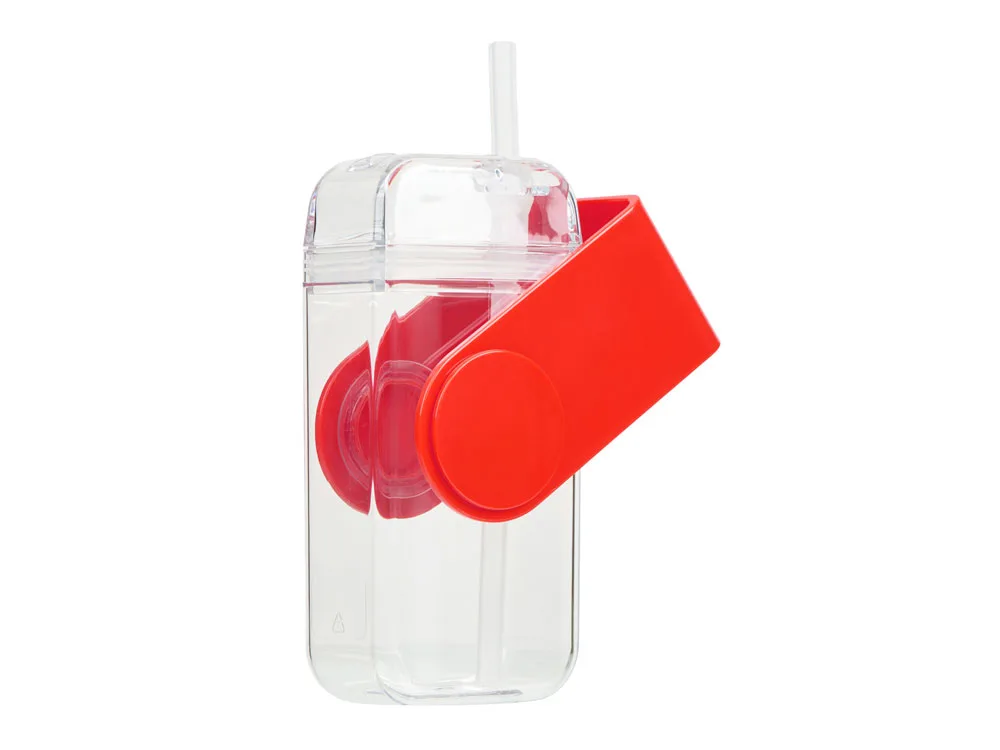 Бутылка для воды JUICY DRINK BOX, красный