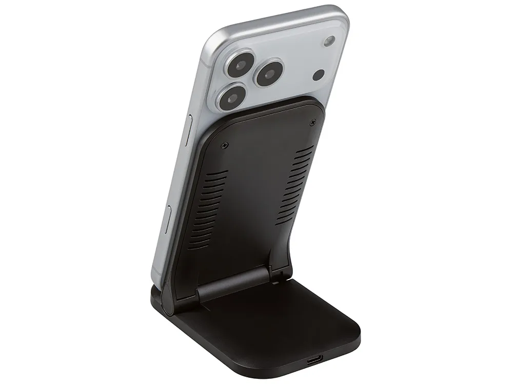 Беспроводное зарядное устройство «Foldy», 15 Вт, черный