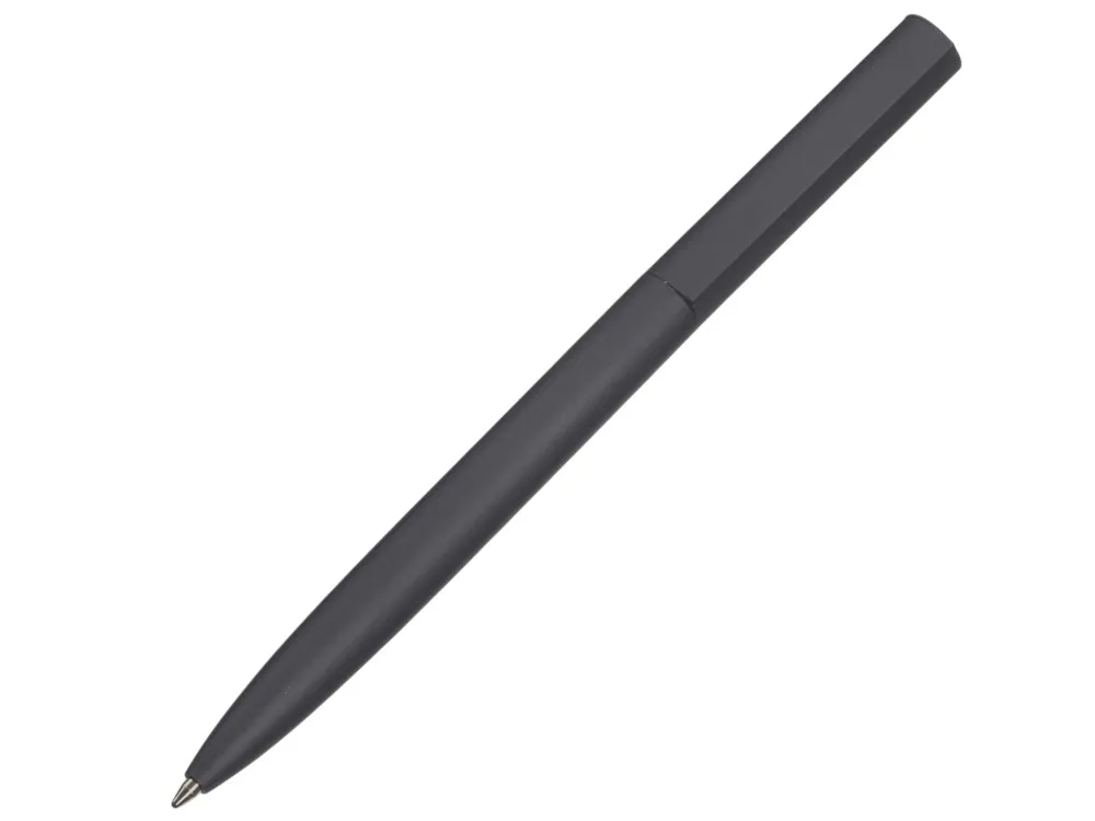 Шариковая металлическая ручка "Minimalist" софт-тач, антрацит