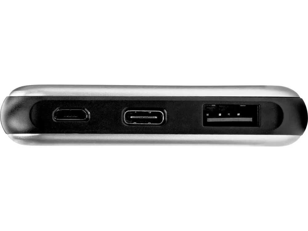 Внешний аккумулятор «Forge» v.2, металл, 10000mah, серебристый