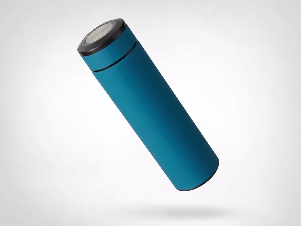 Термос «Confident» с покрытием soft-touch 420мл, индиго